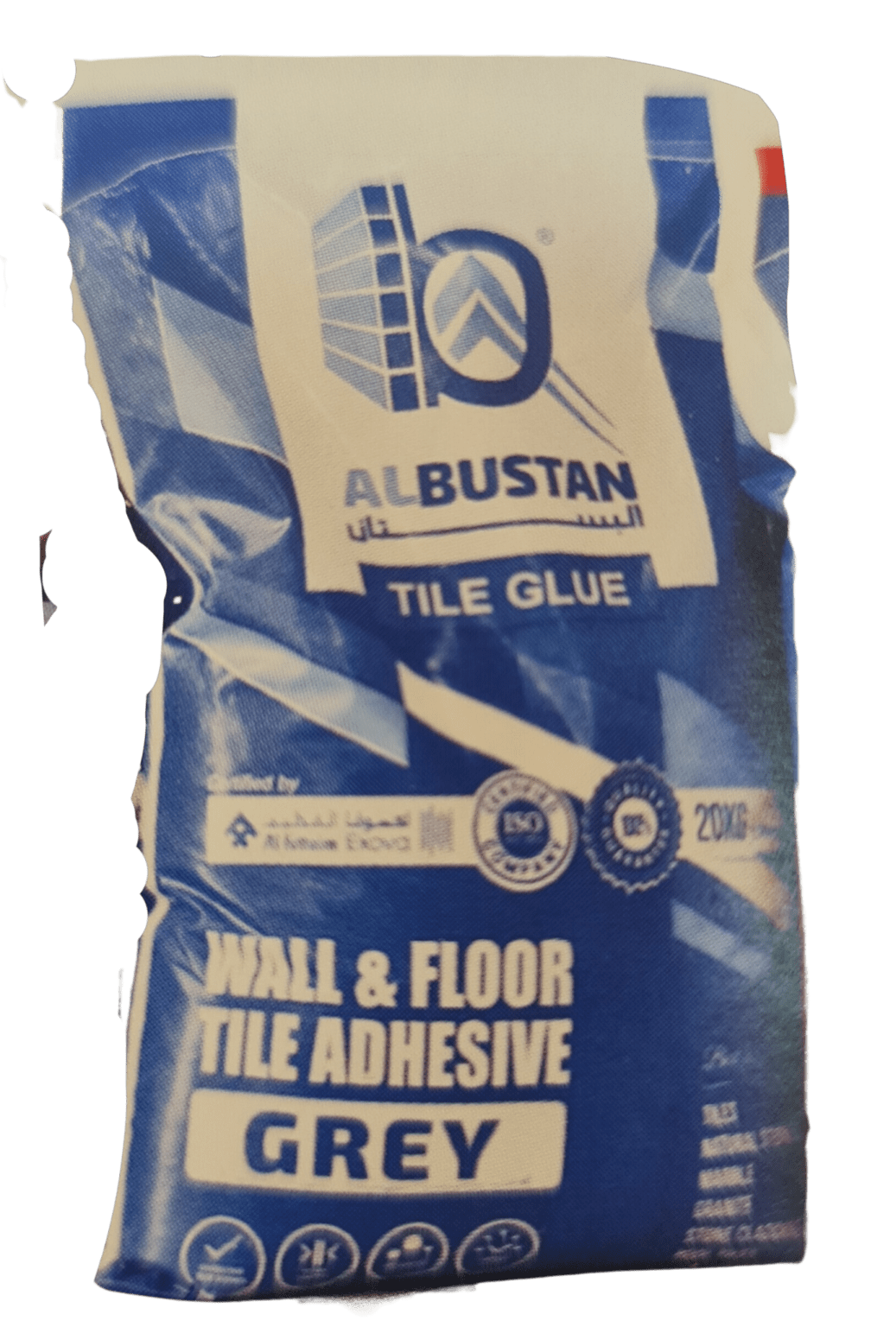 ALBUSTAN - TILE GLUE FLOOR TILE ADHESIVE - GREY - NORMAL ONLY FLOOR ...