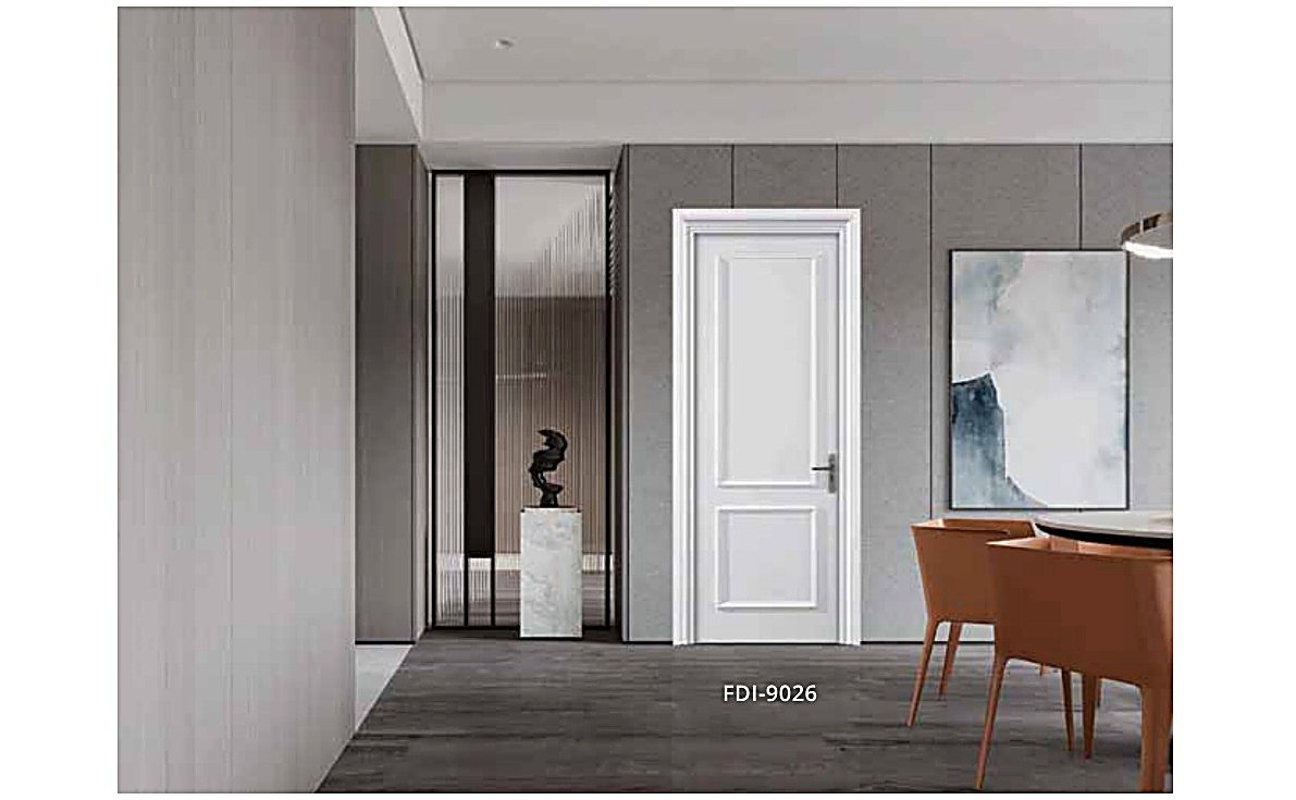 WPC Interior Door FDI-9026 — Heritage Two-Panel, Arctic White WPC Interior Door FDI-9026 — Heritage Two-Panel, Arctic White