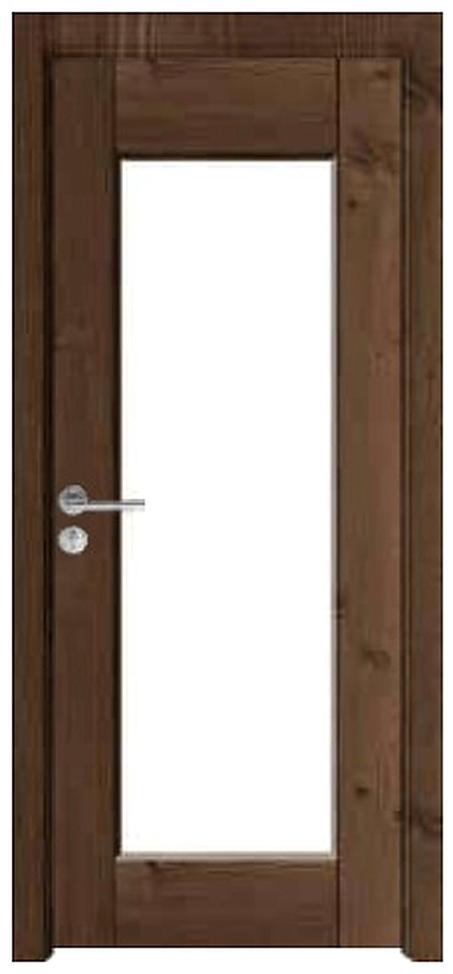 WPC Interior Door FDI-9046 — Full-Lite Glass Door, Dark Walnut WPC Interior Door FDI-9046 — Full-Lite Glass Door, Dark Walnut