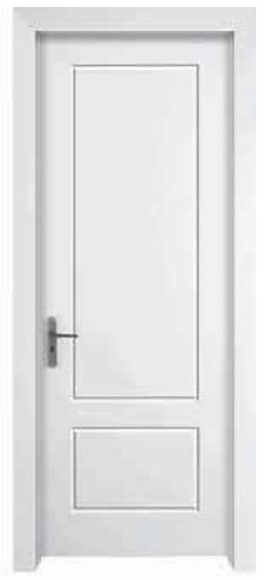 WPC Interior Door FDI-9501 — Classic Raised Panel Painted Door, Pure White WPC Interior Door FDI-9501 — Classic Raised Panel Painted Door, Pure White