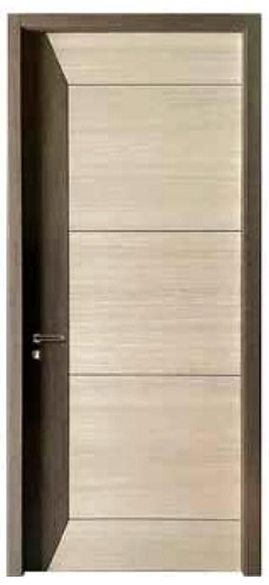 WPC Interior Door FDI-9610 — Layered Horizontal Panel, Cream Oak WPC Interior Door FDI-9610 — Layered Horizontal Panel, Cream Oak