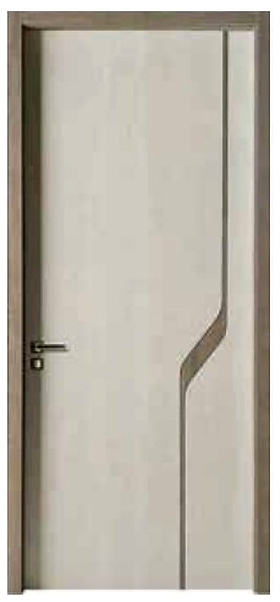 WPC Interior Door FDI-9611 — Diagonal Accent Panel, Ivory Oak WPC Interior Door FDI-9611 — Diagonal Accent Panel, Ivory Oak