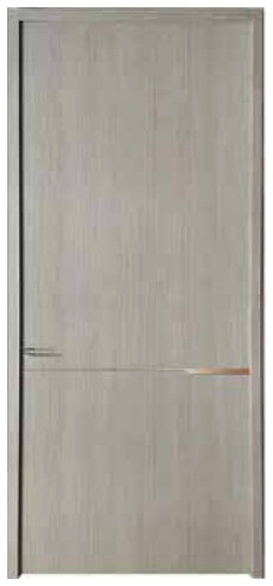 WPC Interior Door FDI-9615 — Wave Line Panel, Silver Grey WPC Interior Door FDI-9615 — Wave Line Panel, Silver Grey